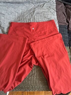 lululemon athletica Red High-Rise Leggings